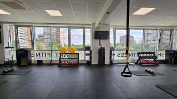Sala za vežbanje u Smart Fitness centru na Novom Beogradu
