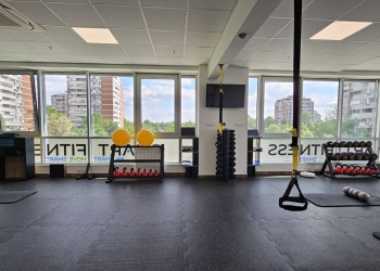 Sala za vežbanje u Smart Fitness centru na Novom Beogradu